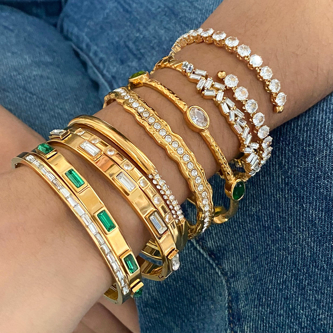Aoife Zircon Statement Bracelet [WCDVGKXG]