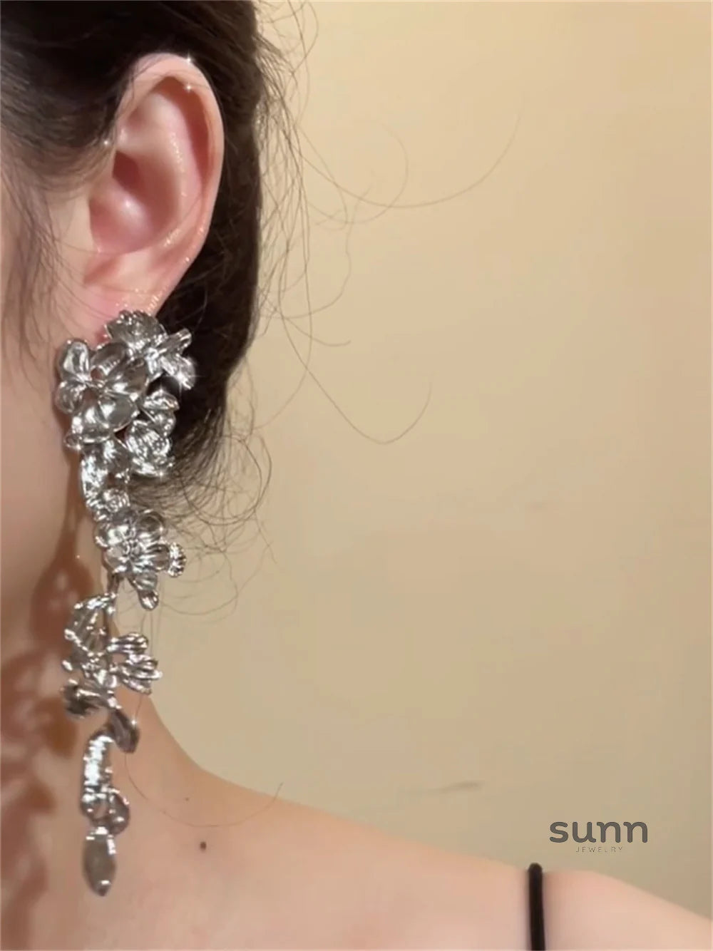 Arabella Floral Cascade Earrings