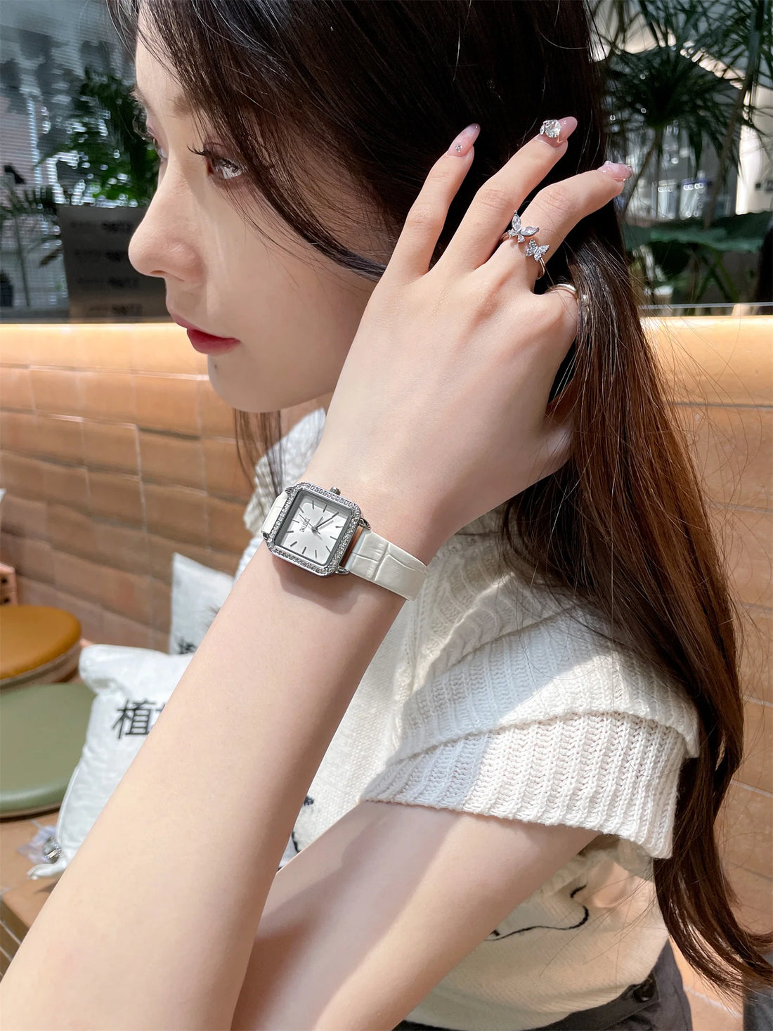 Aracely Luxe Square Dial Watch