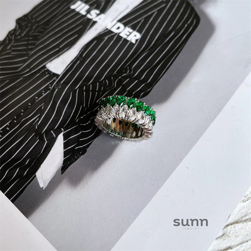 Arayah Dual Row Zircon Ring