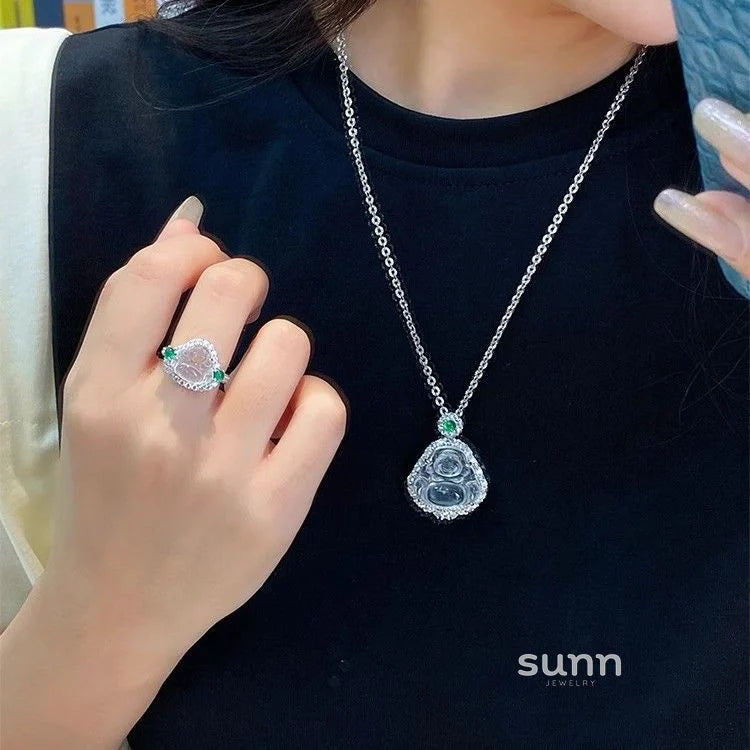 Arayah Jade Buddha Ring
