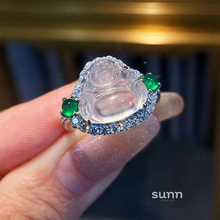 Arayah Jade Buddha Ring