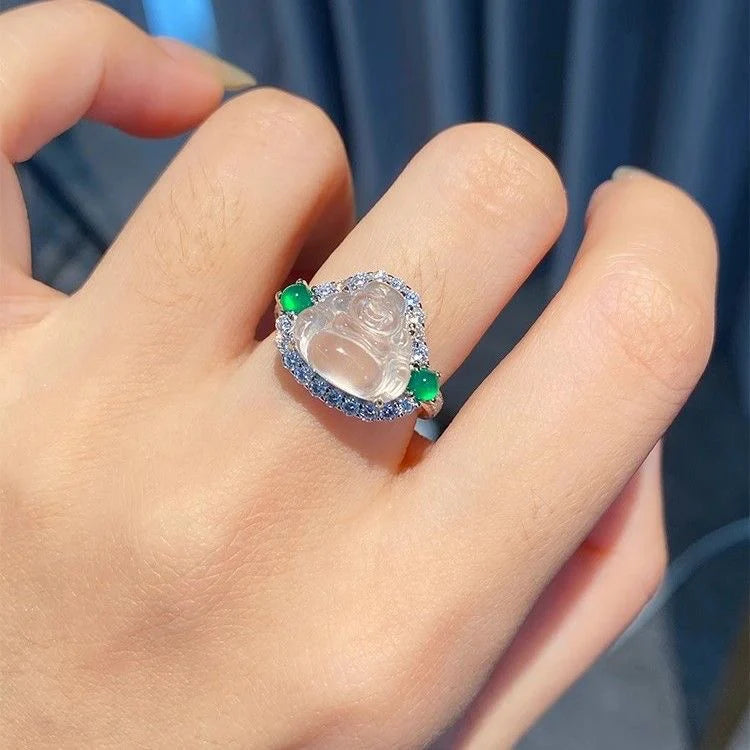Arayah Jade Buddha Ring