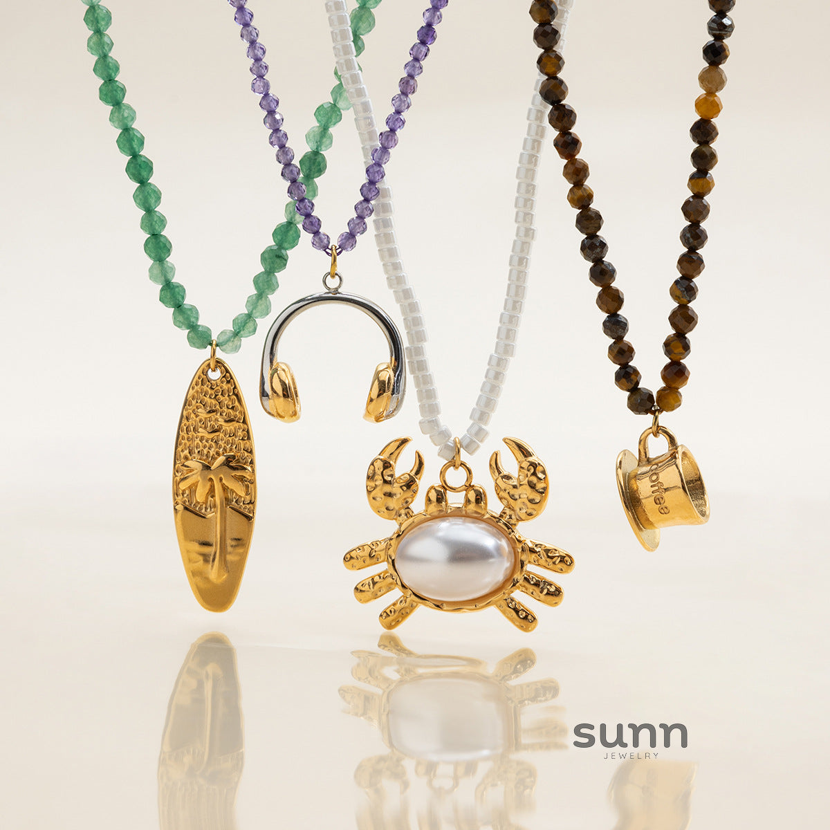 Arcadia Gold Layered Necklace [7BV8QALS]