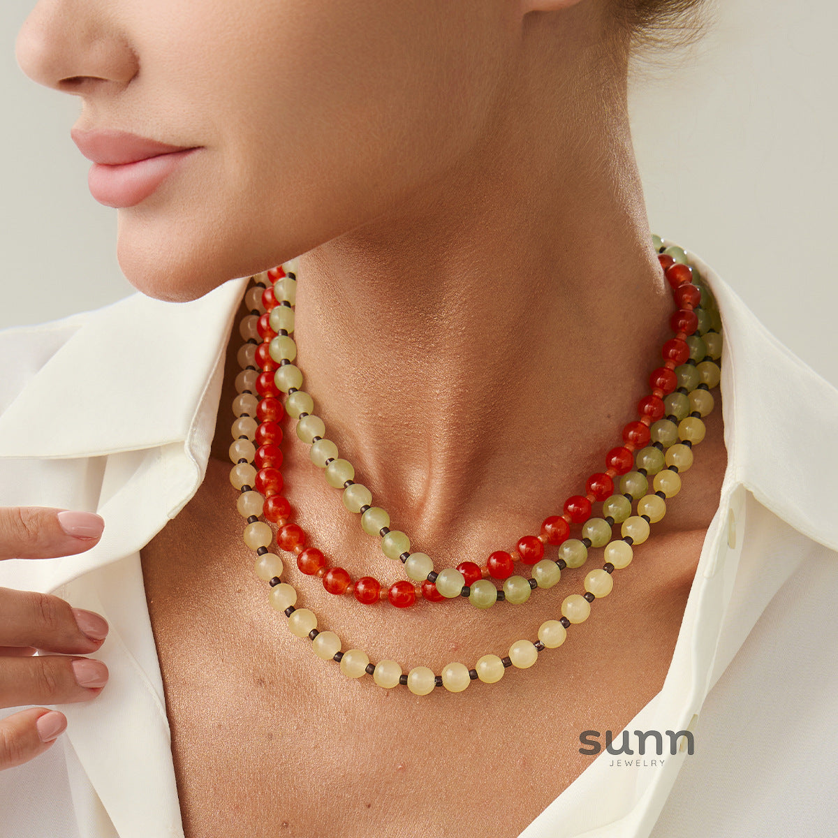 Arcadia Irregular Beaded Choker [9JVZK5WX]