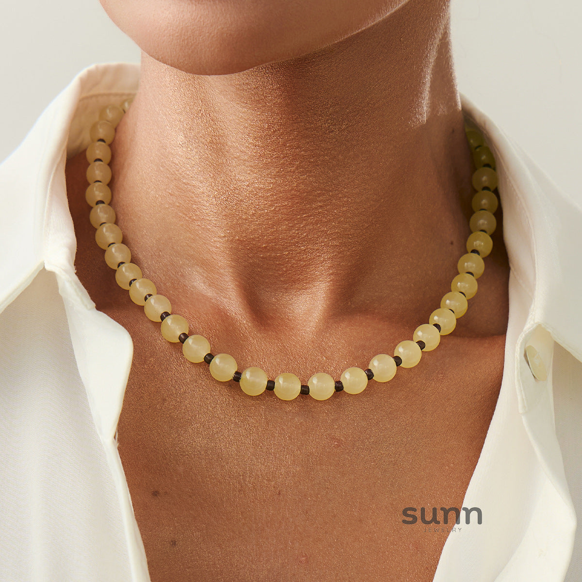 Arcadia Irregular Beaded Choker [JWZXEQSR]