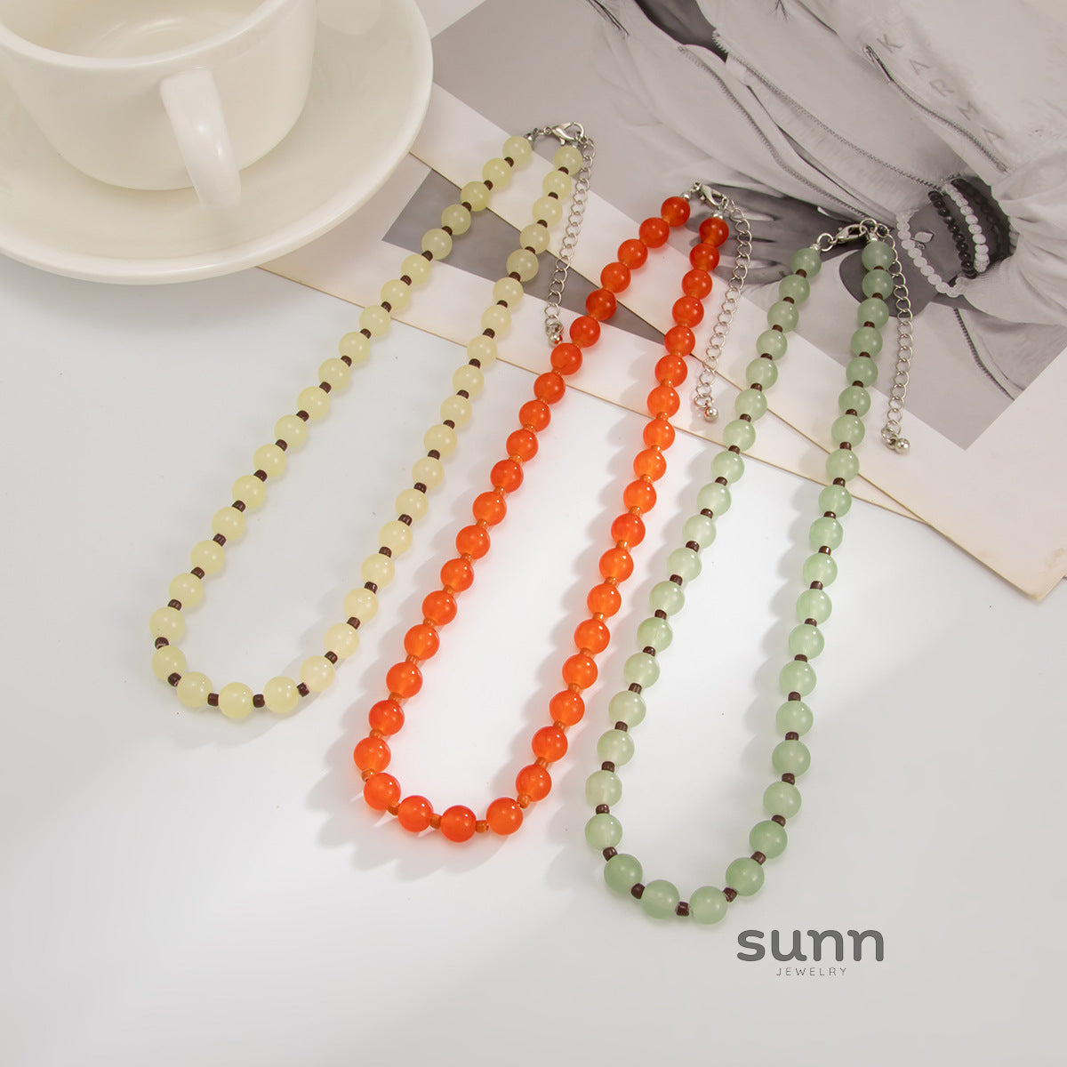 Arcadia Irregular Beaded Choker [X1UTD0V4]