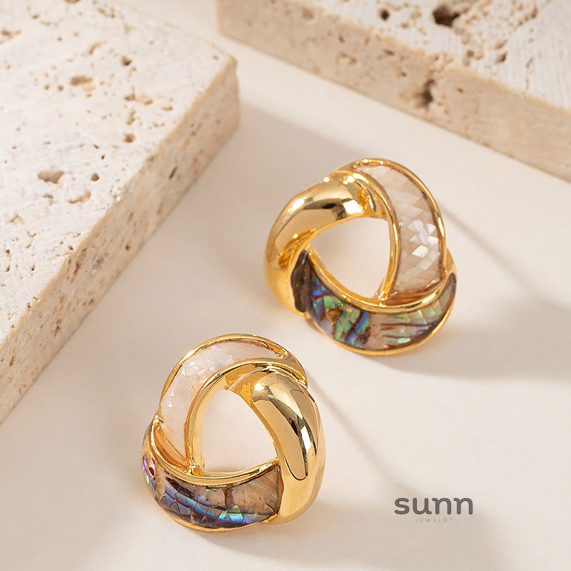 Ardyn Lustrous Abalone Studs [24N0KKKP]
