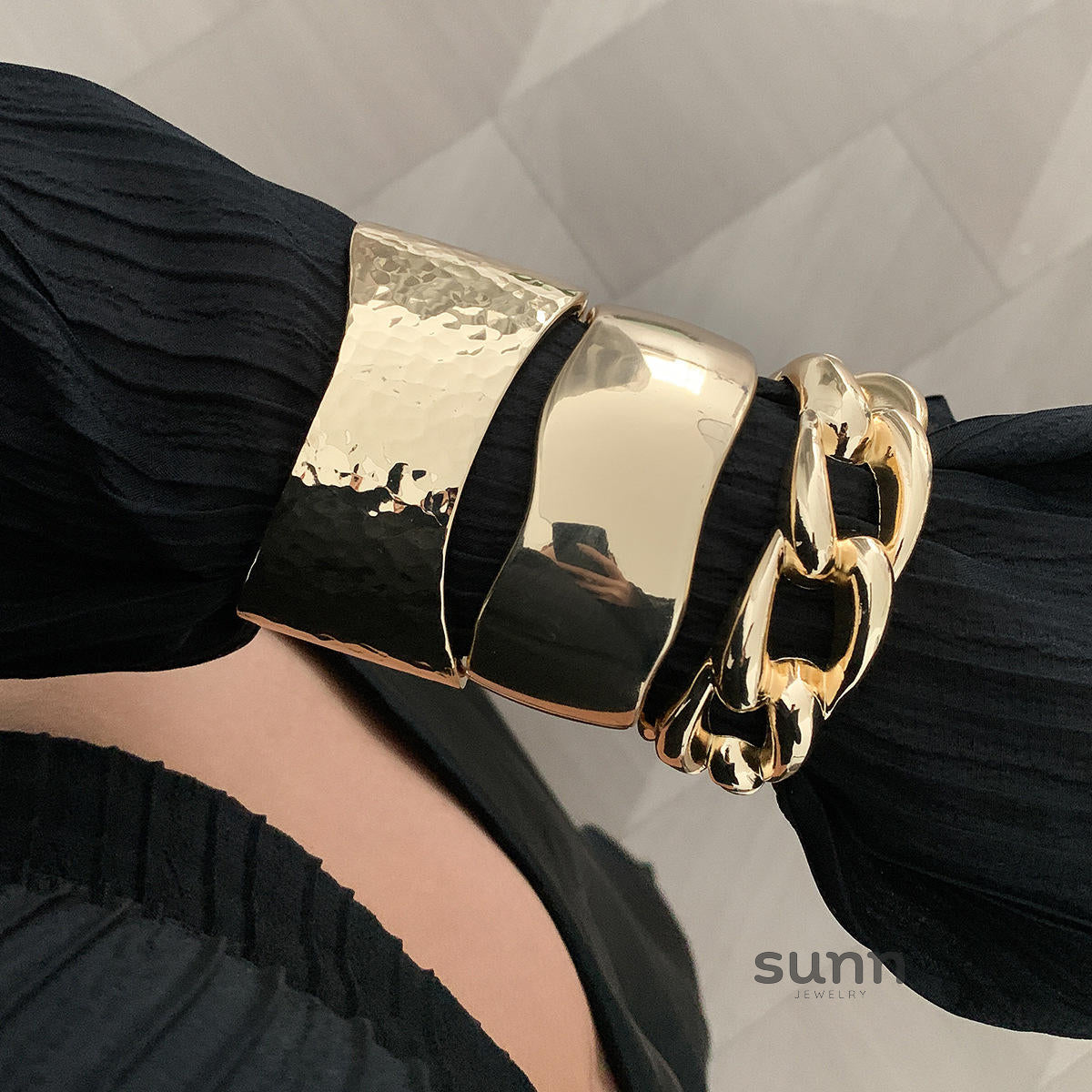 Ariadna Industrial Chain Bracelet [7DEQPXFJ]