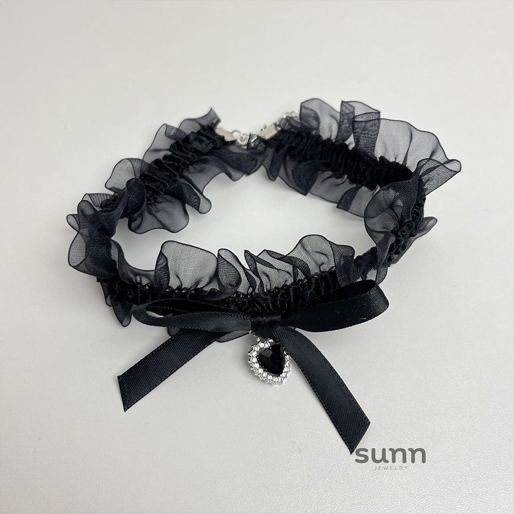 Arian Ribbon Bow Choker [V3G6QV7E]