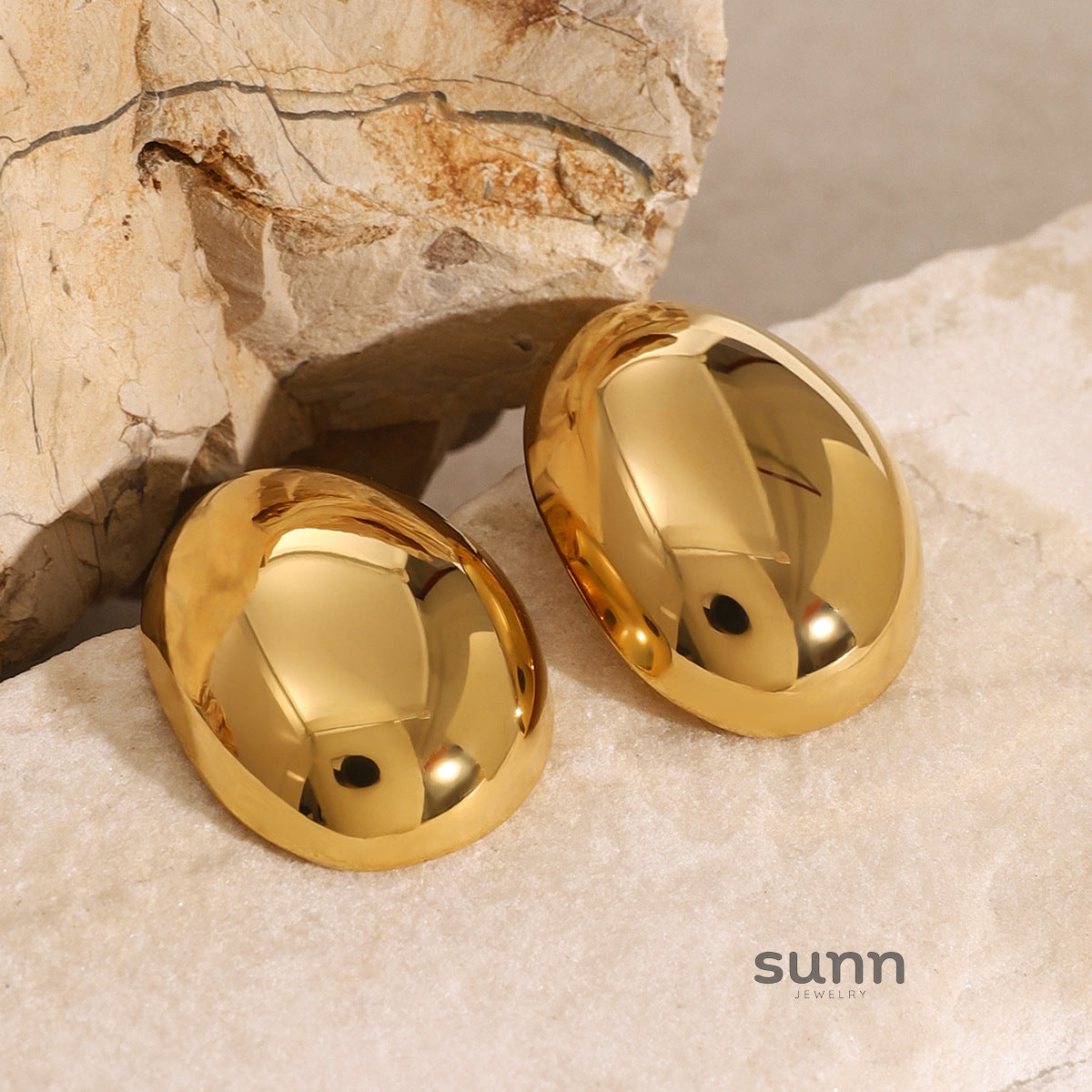 Ariana Gold Hoop Earrings [N98IV7IC]
