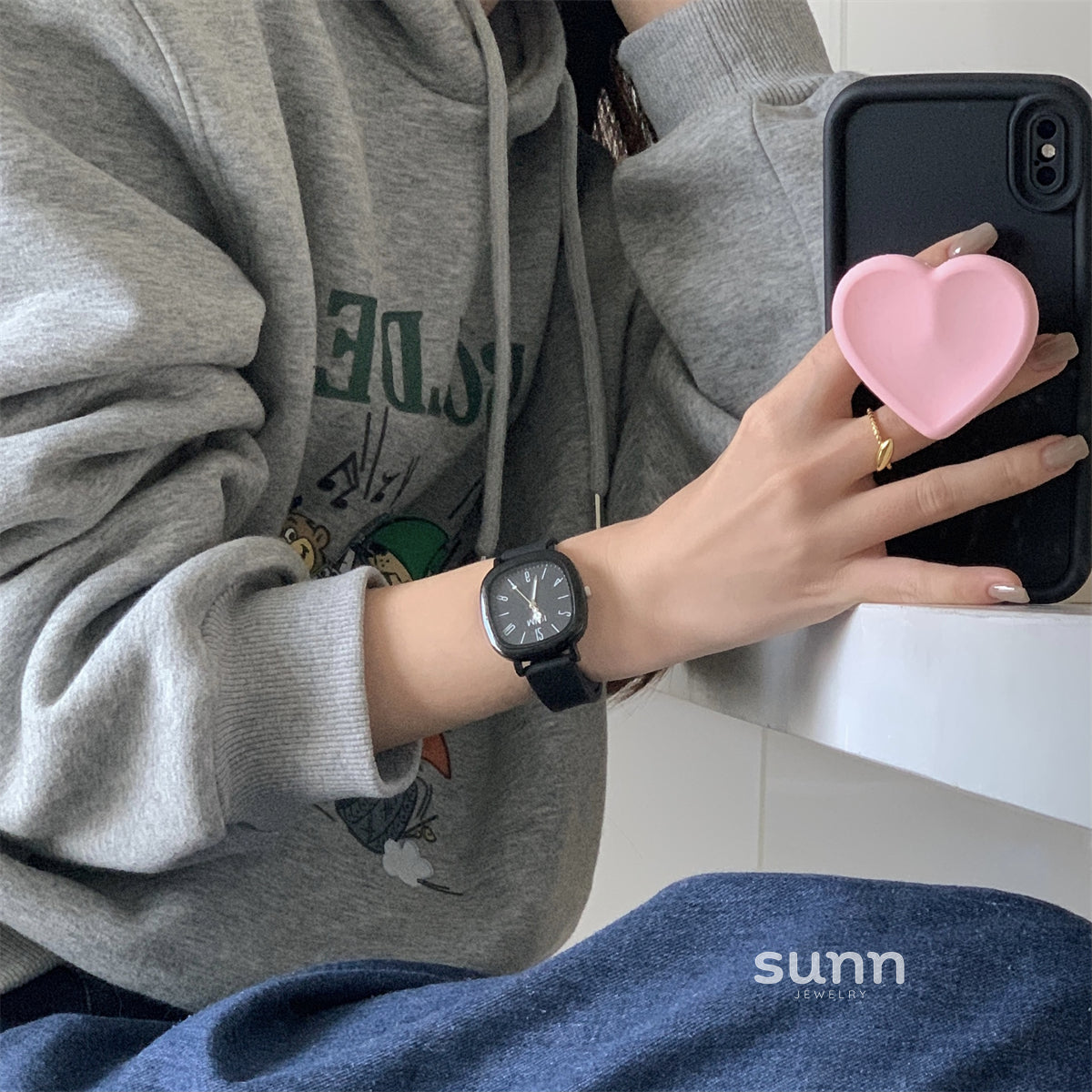 Ariana Modern Square Wrist Watch [OH0Z3IC3]