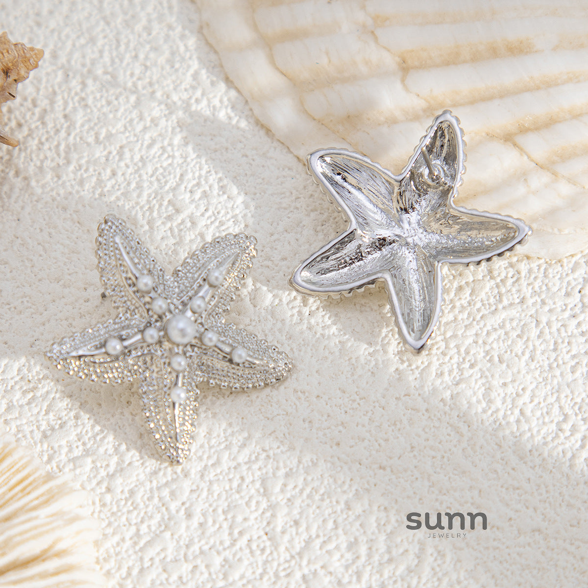 Ariana Starfish Drop Earrings [9AEHR786]