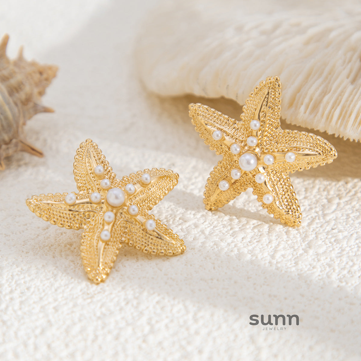 Ariana Starfish Drop Earrings [1WAXGVRJ]