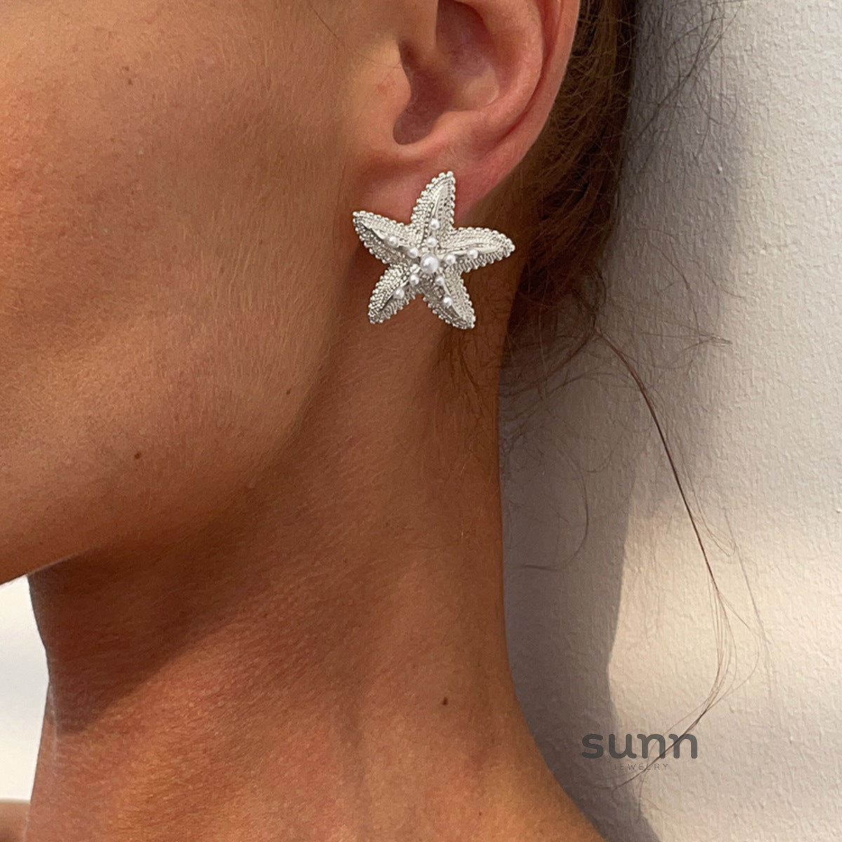 Ariana Starfish Drop Earrings [P3DAO12M]