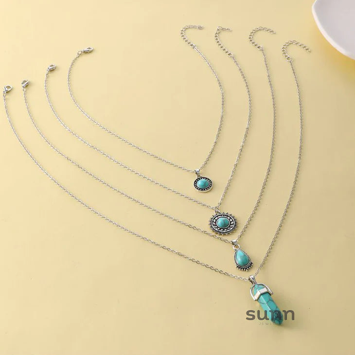 Aries Bohemian Layered Choker Set