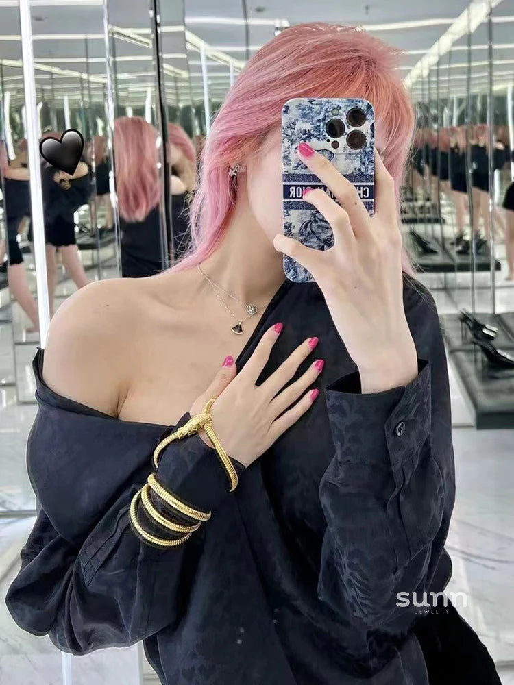 Arina Serpent Body Chain