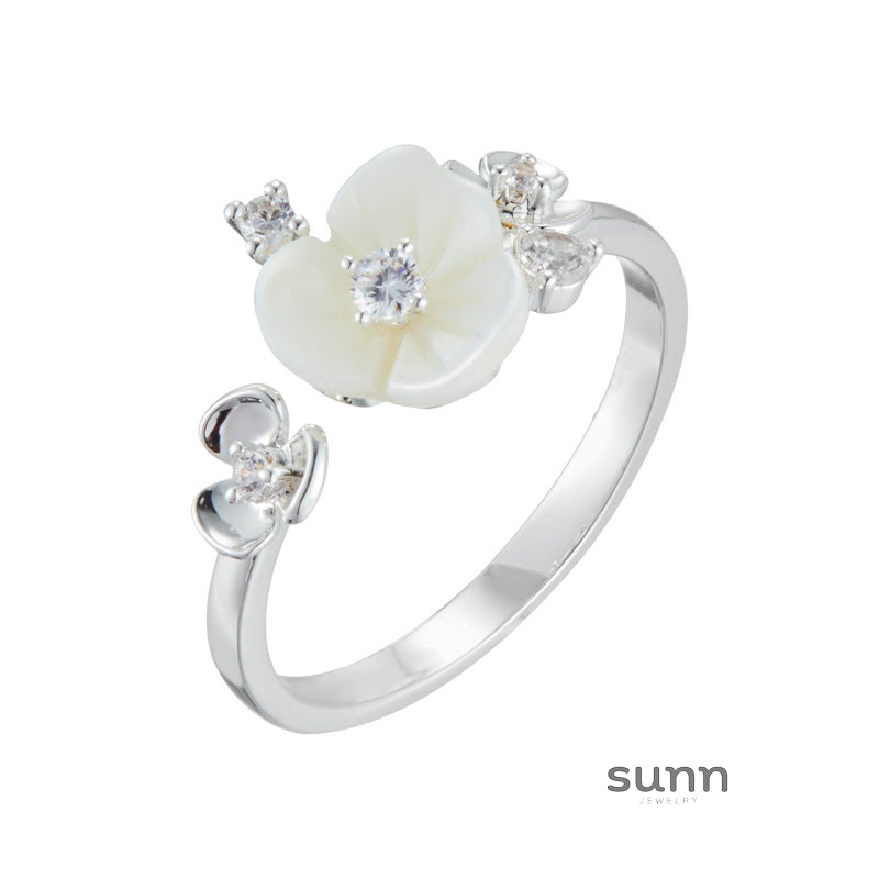 Ariyana Mother-of-Pearl Ring [547SX3A9]
