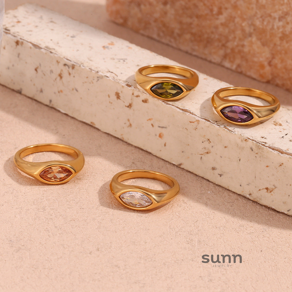 Ariyanna Marquise Zircon Ring [FHXWVM5P]