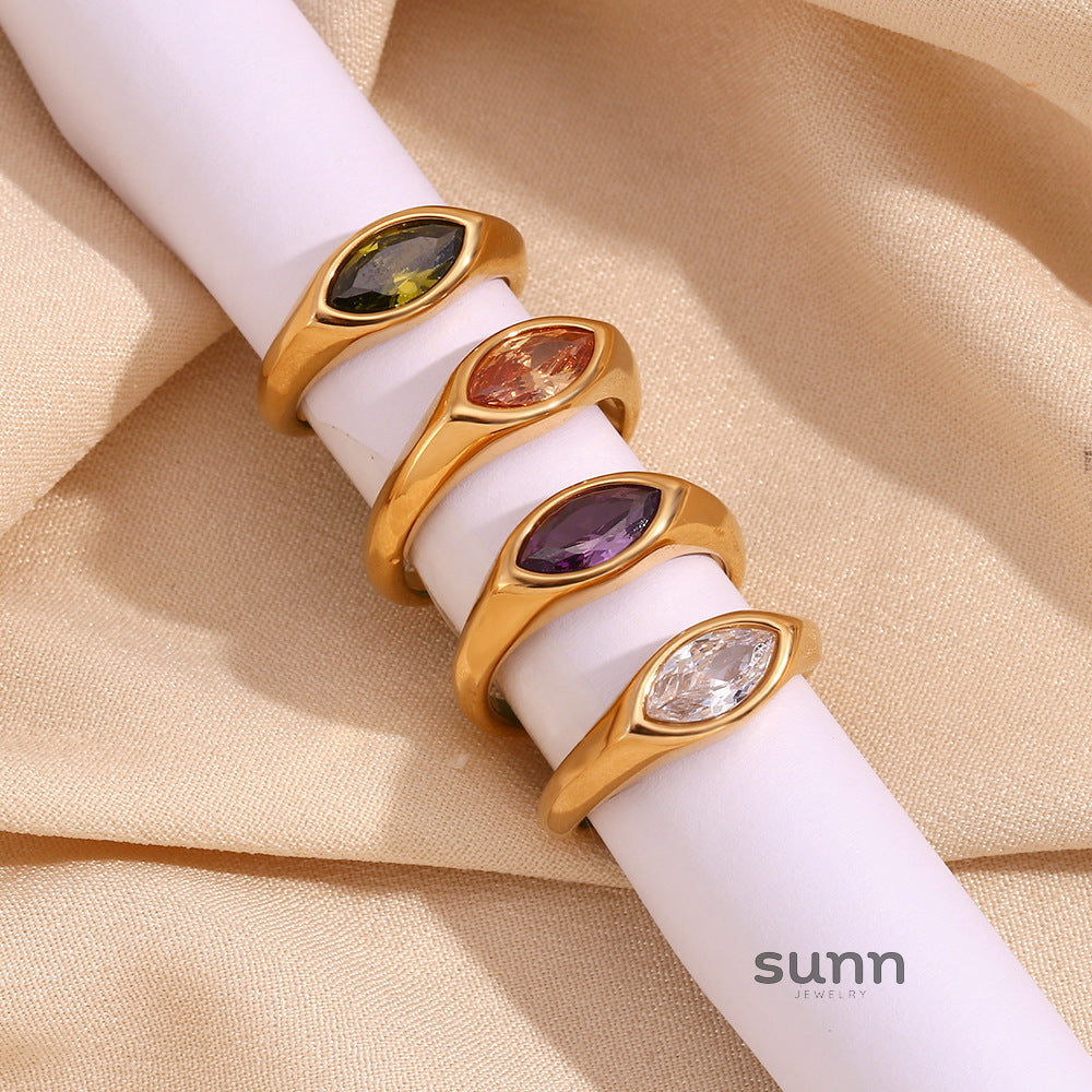 Ariyanna Marquise Zircon Ring [3B91FYZ5]
