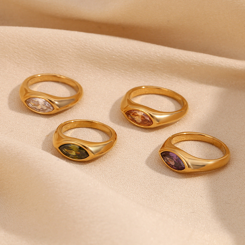 Ariyanna Marquise Zircon Ring [I177IQJW]