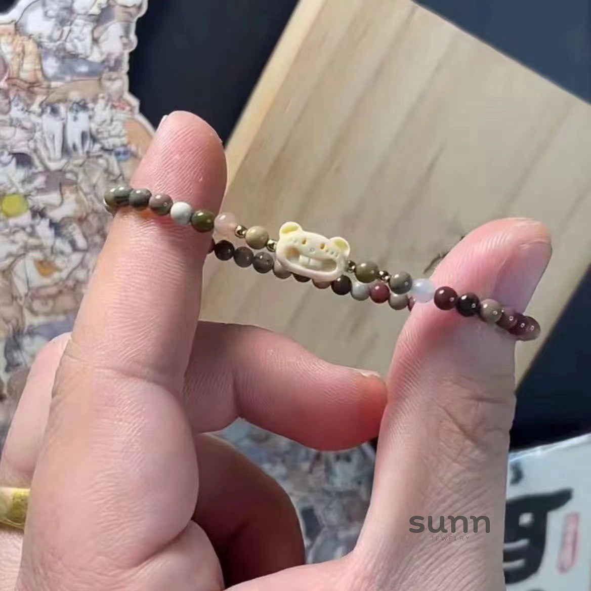 Arizbeth Beaded Cat Bracelet [NMJXH8KP]