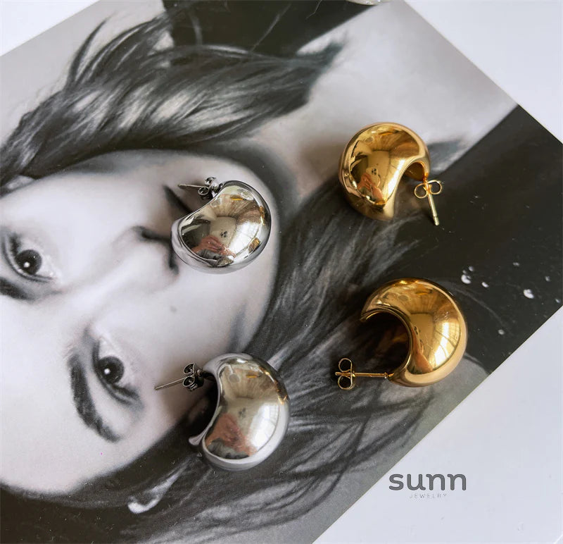 Arizbeth Sculptural Arc Earrings