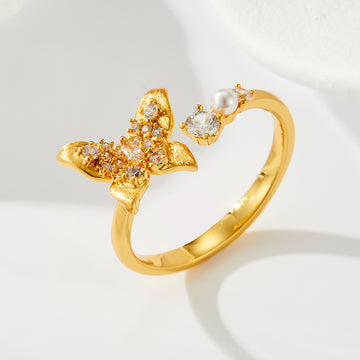 Arizona Delicate Butterfly Ring [90HOMQ1P]