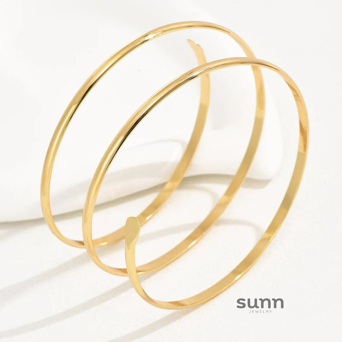 Arleth Layered Geometric Arm Cuff