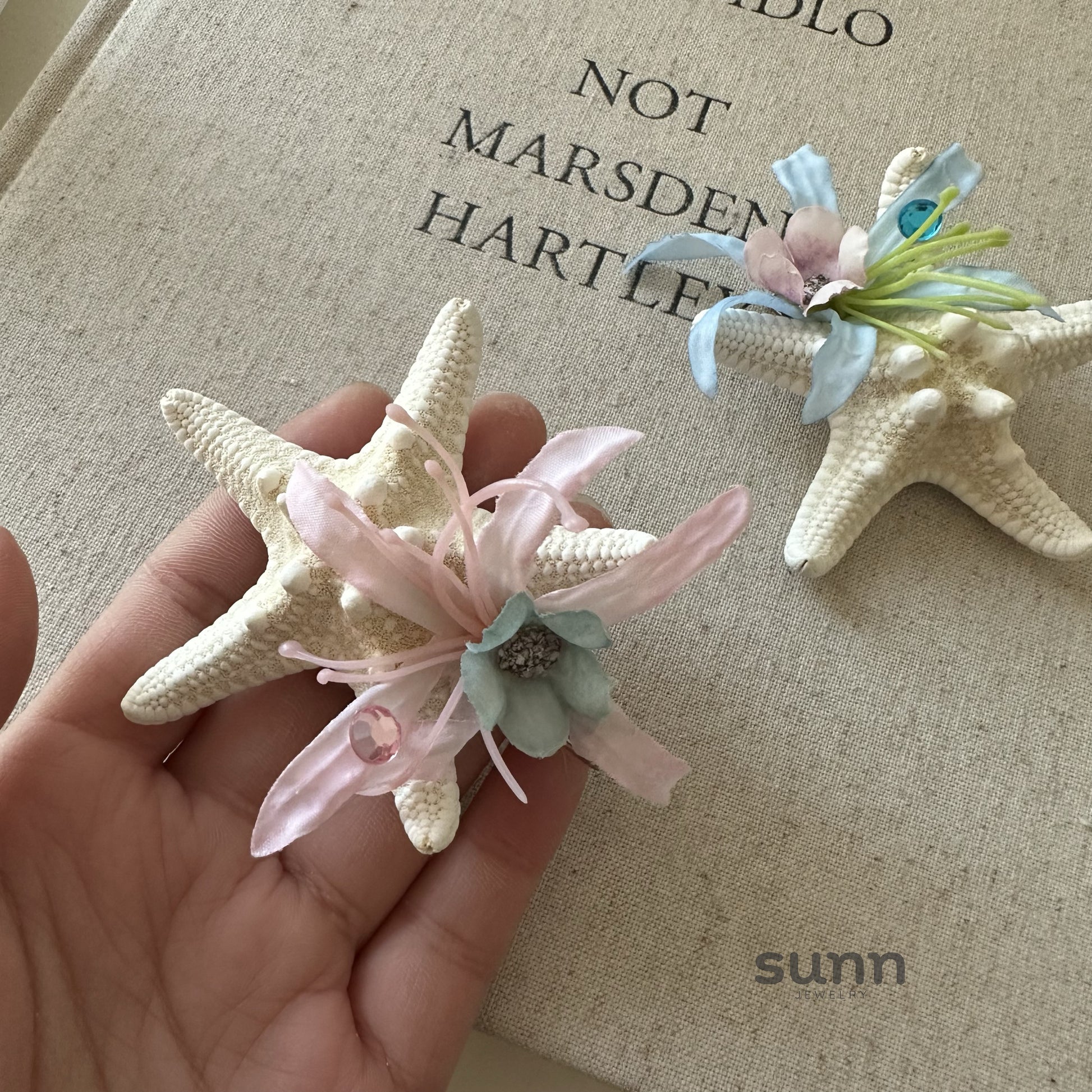 Arley Starfish Floral Clip [HPJTF33R]