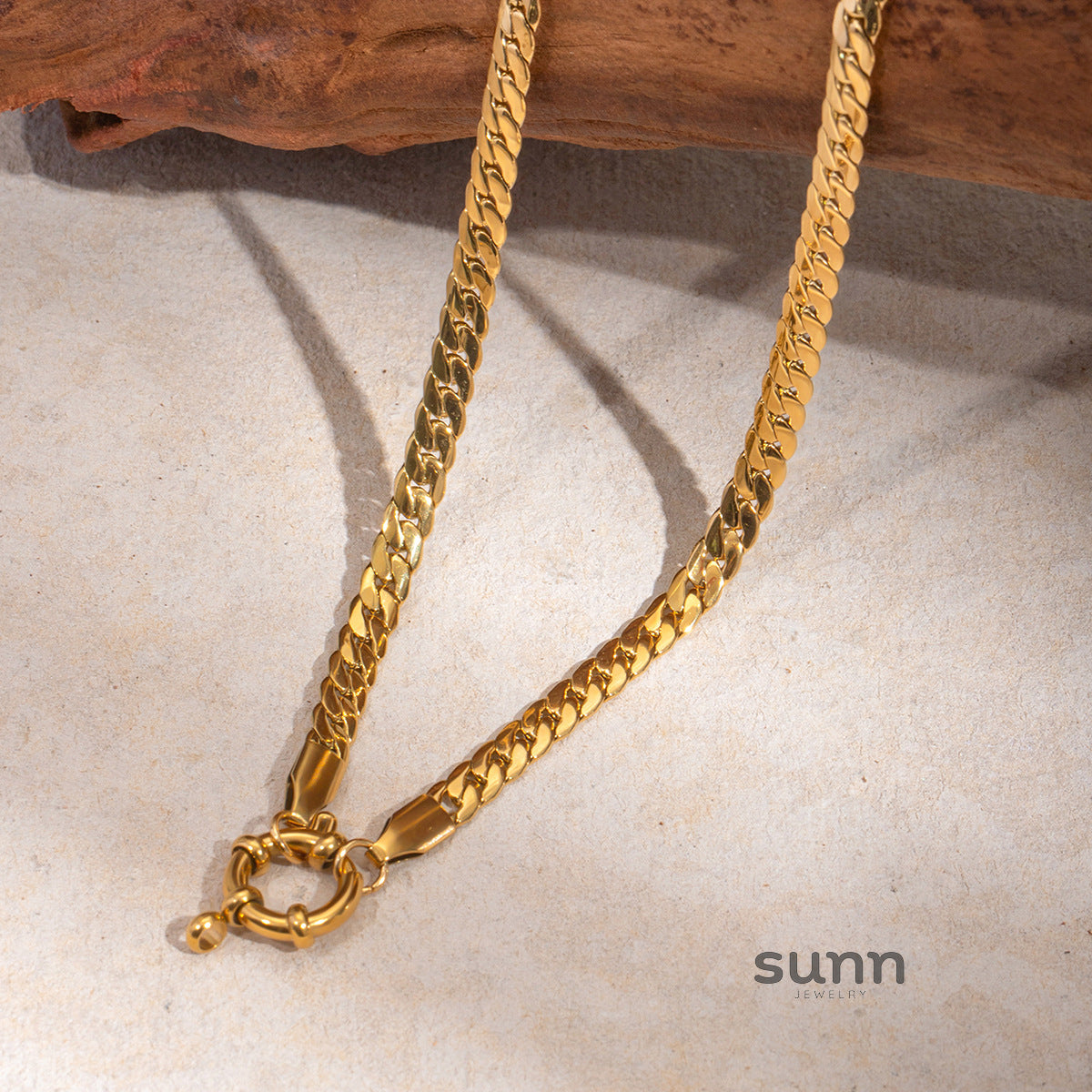 Arlie Sleek Bar Necklace [TWA502HV]