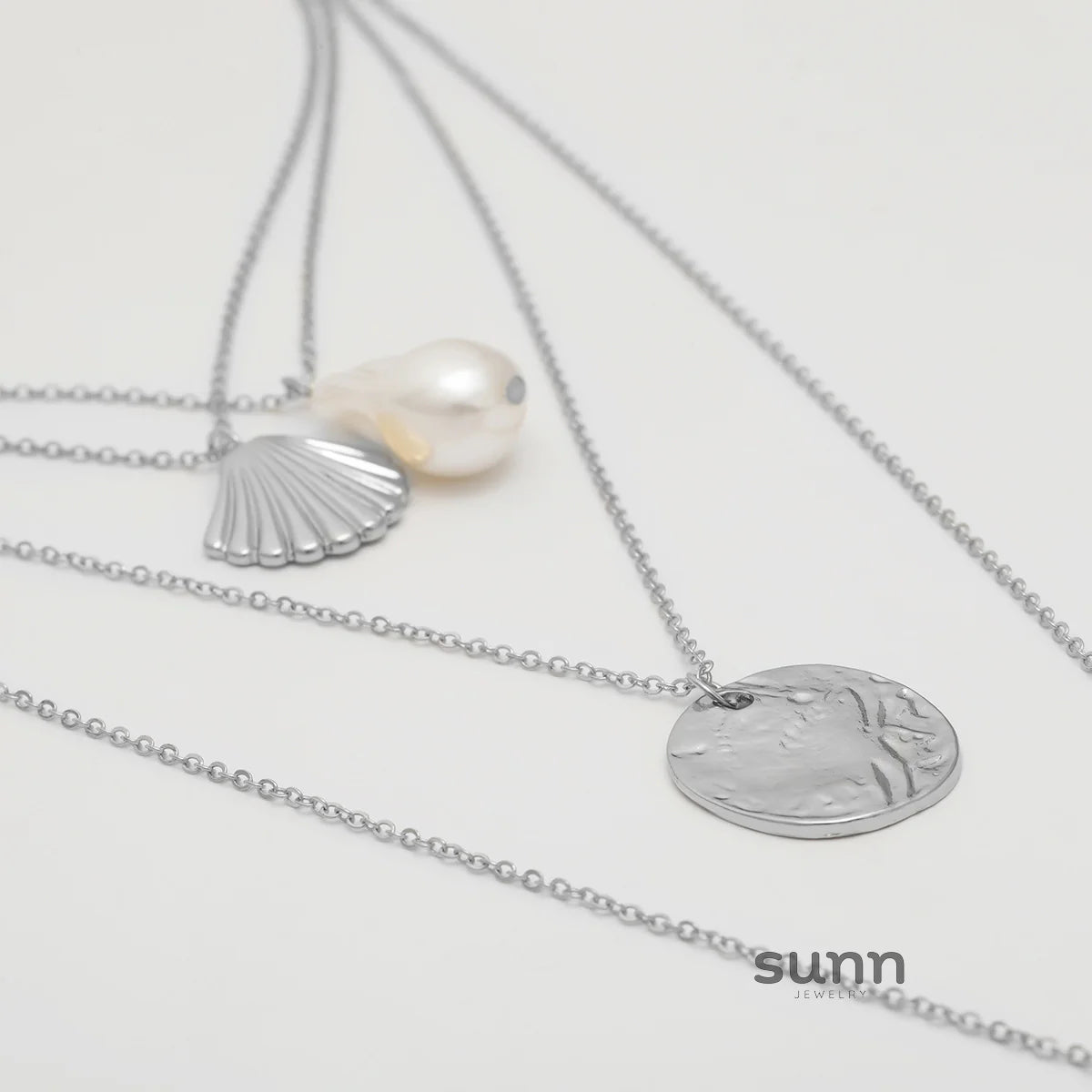 Arlo Layered Baroque Pearl Necklace