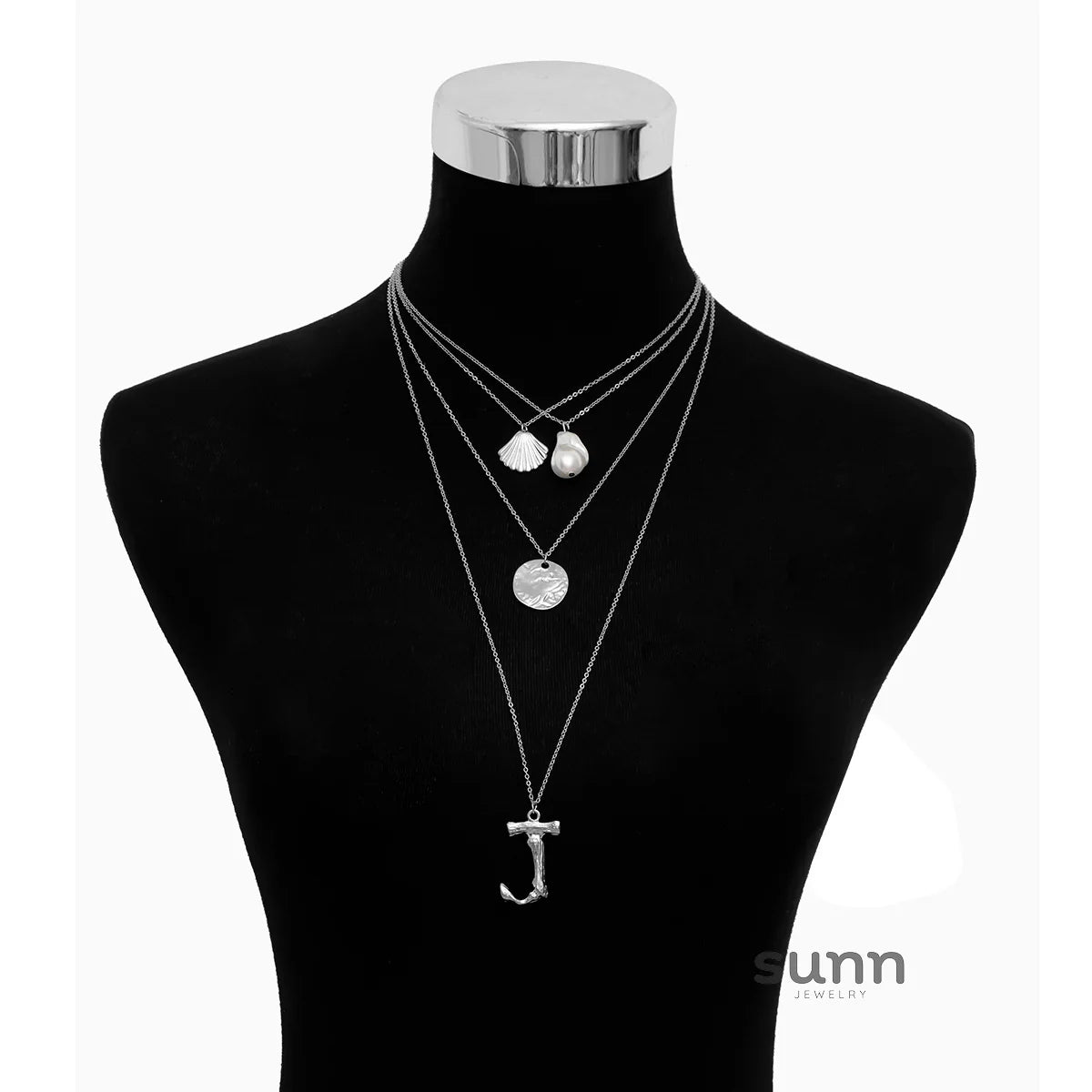 Arlo Layered Baroque Pearl Necklace