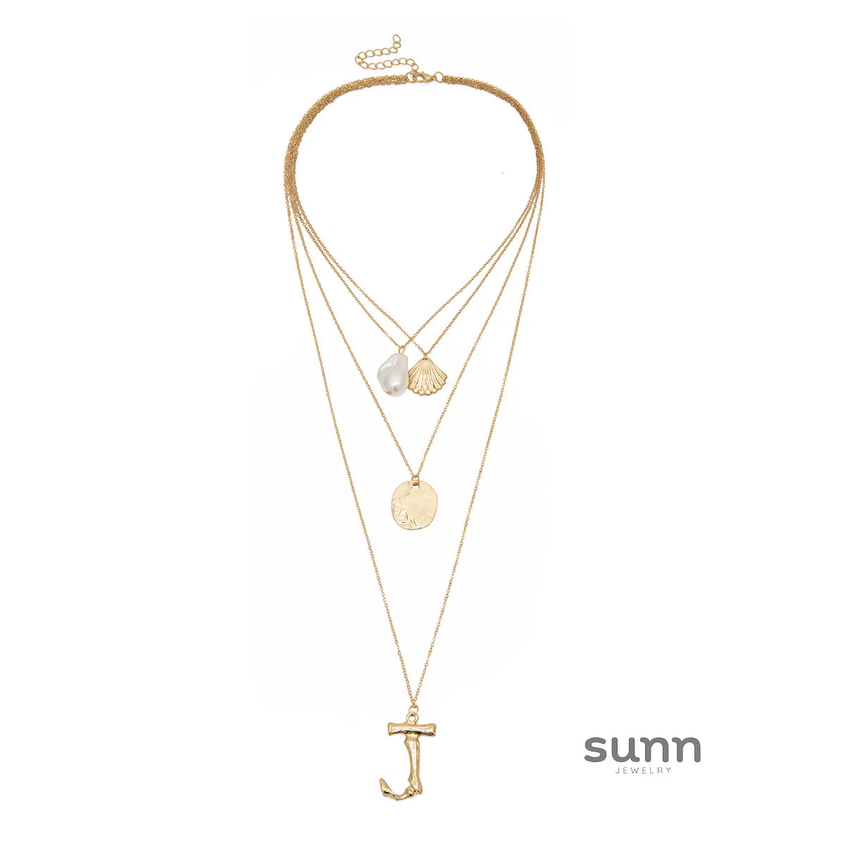 Arlo Layered Baroque Pearl Necklace