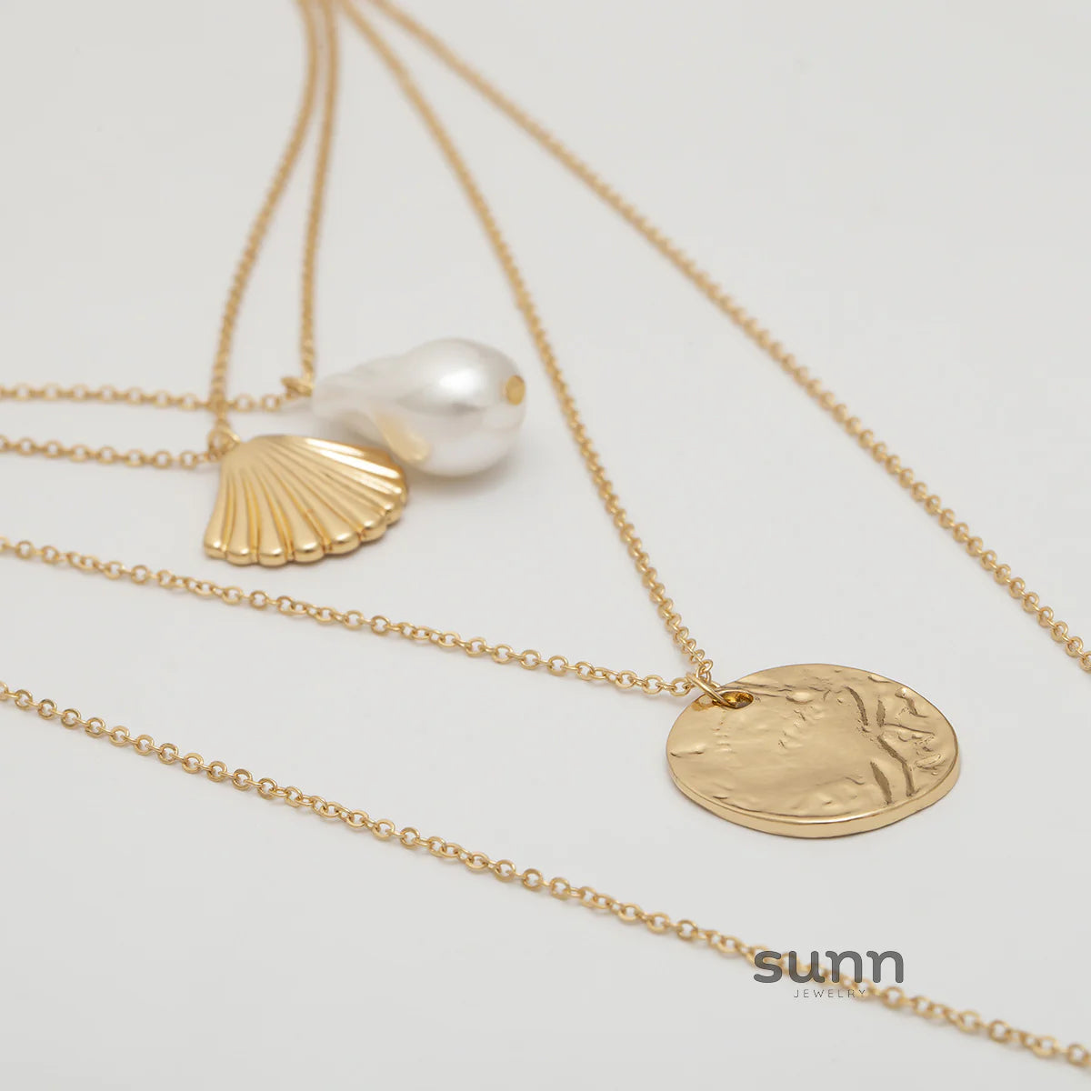 Arlo Layered Baroque Pearl Necklace