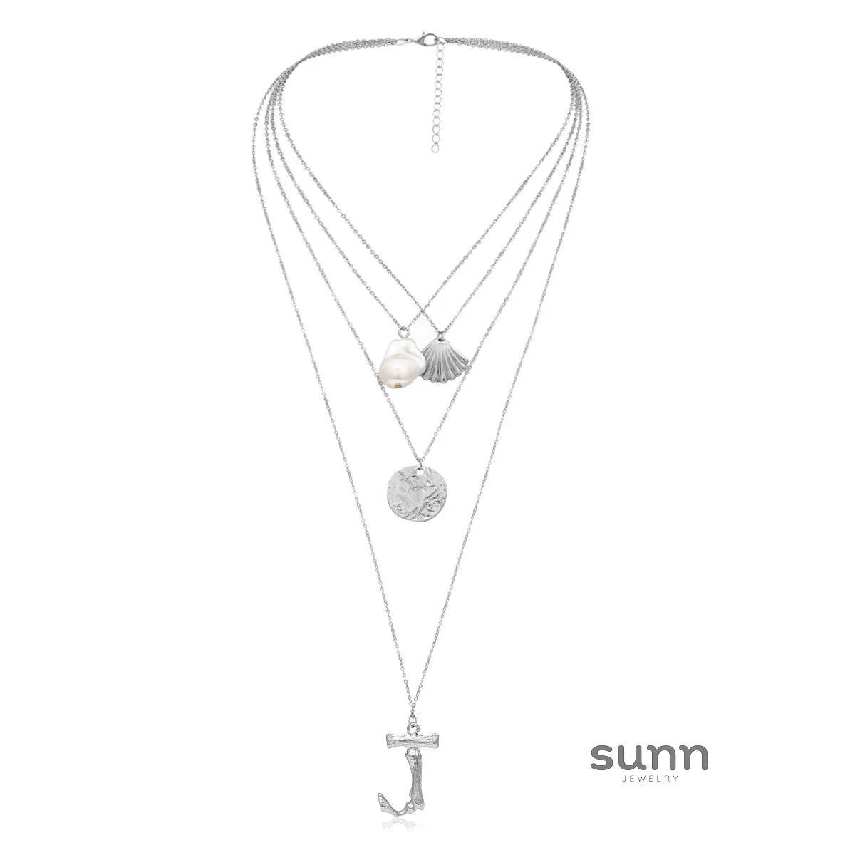 Arlo Layered Baroque Pearl Necklace