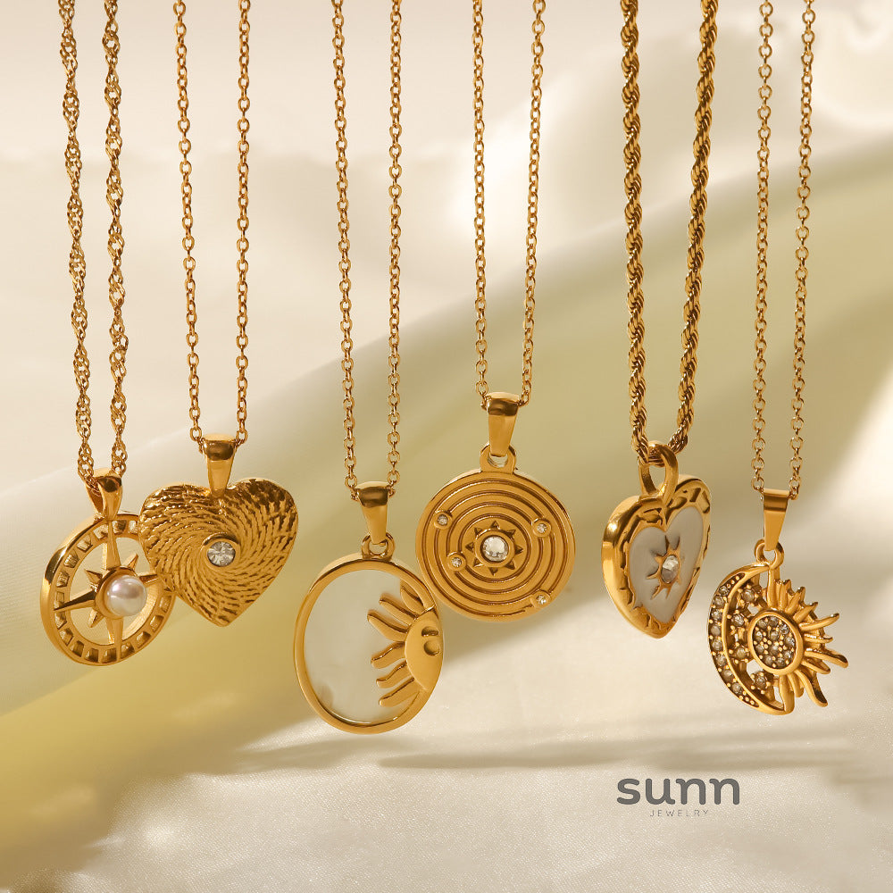 Arsema Delicate Heart Pendant Necklace [ZF058JEO]
