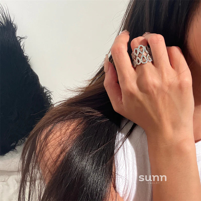 Arwen Dual Layer Gemstone Ring