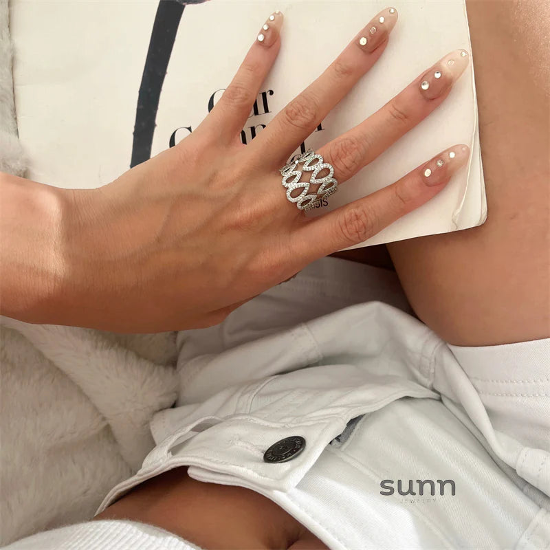 Arwen Dual Layer Gemstone Ring