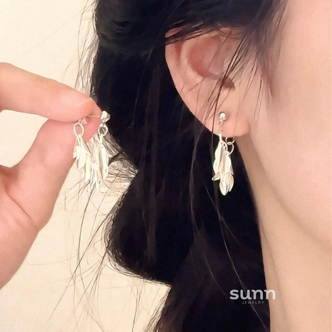 Aryanna Wheat Tassel Earrings