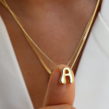 Aryella Letter Charm Necklace [04HC55W7]