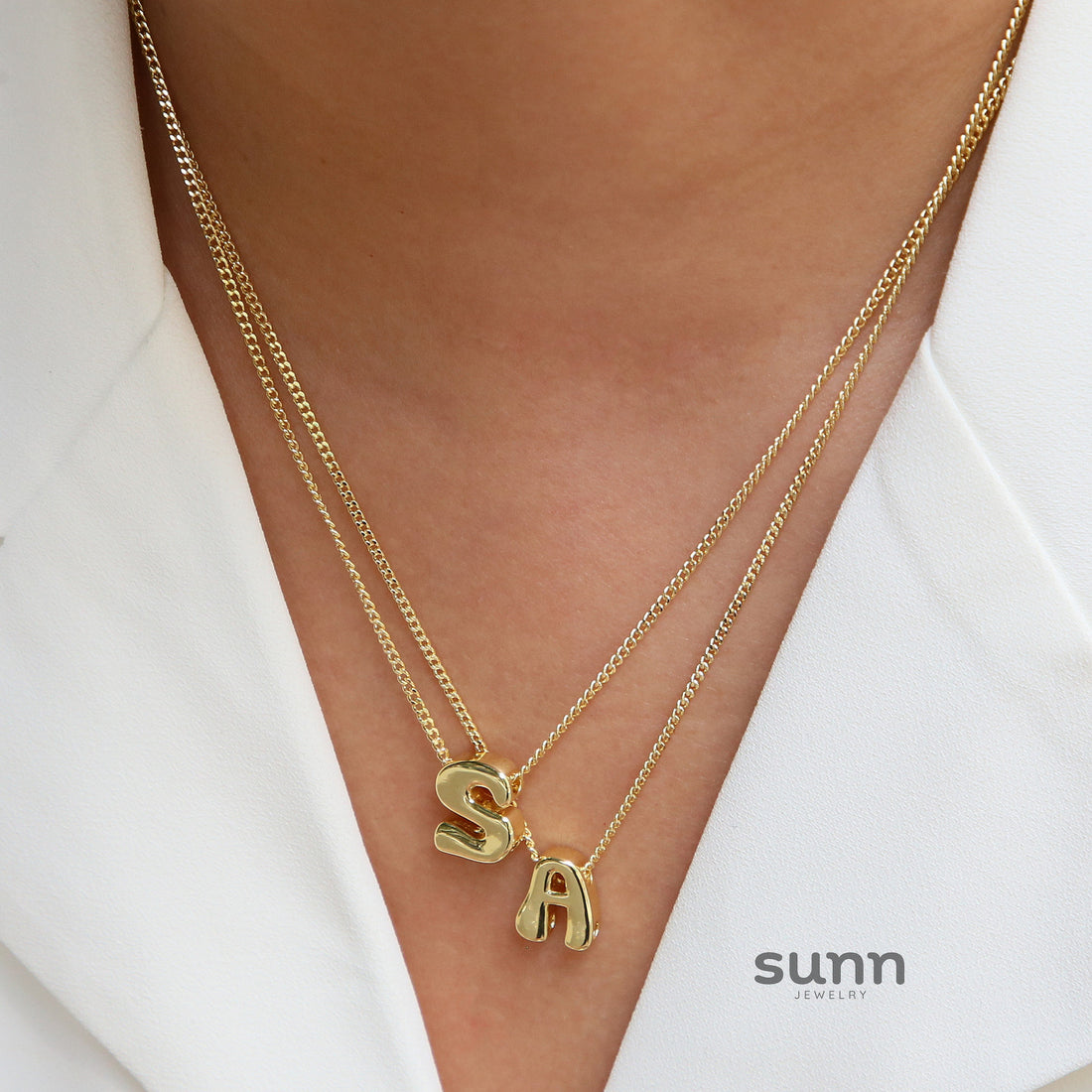 Aryella Letter Charm Necklace [04HC55W7]