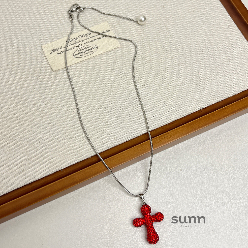 Aryiah Sweet & Cool Cross Necklace [QTXD3DHS]