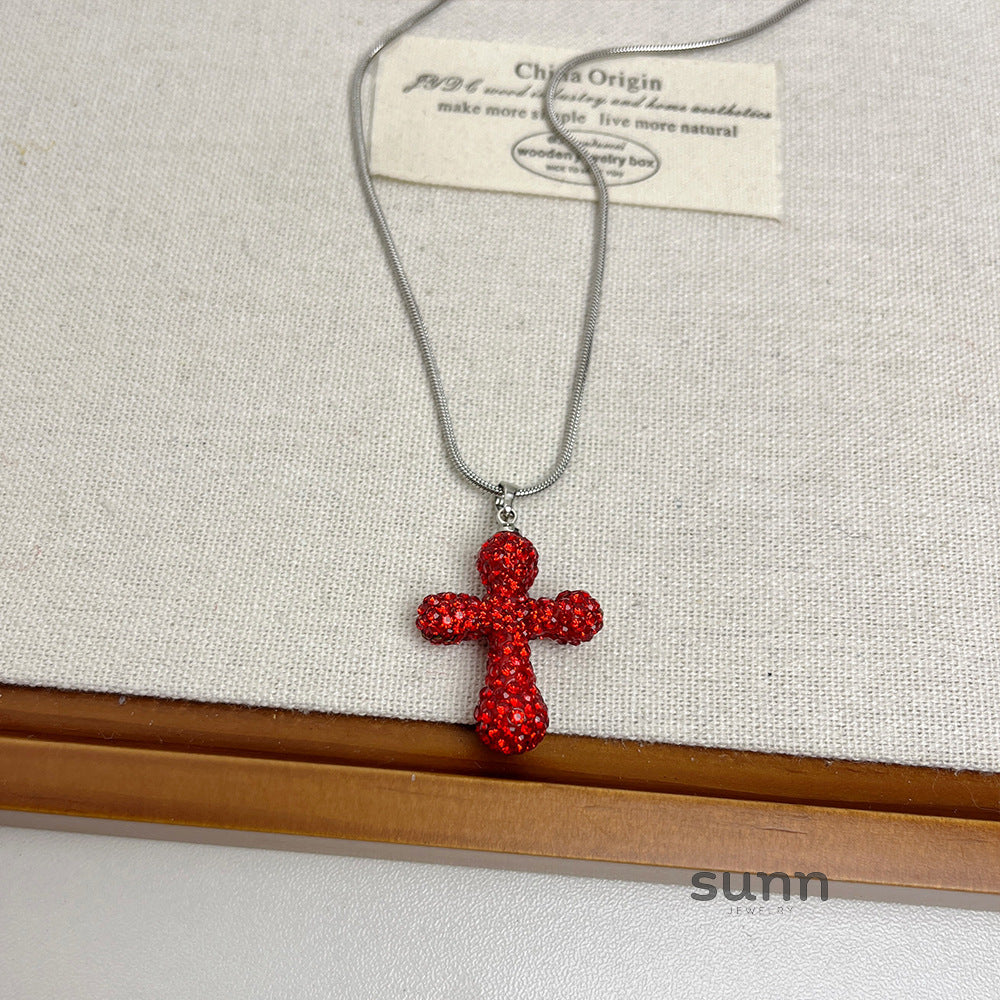 Aryiah Sweet & Cool Cross Necklace [MAV1501O]