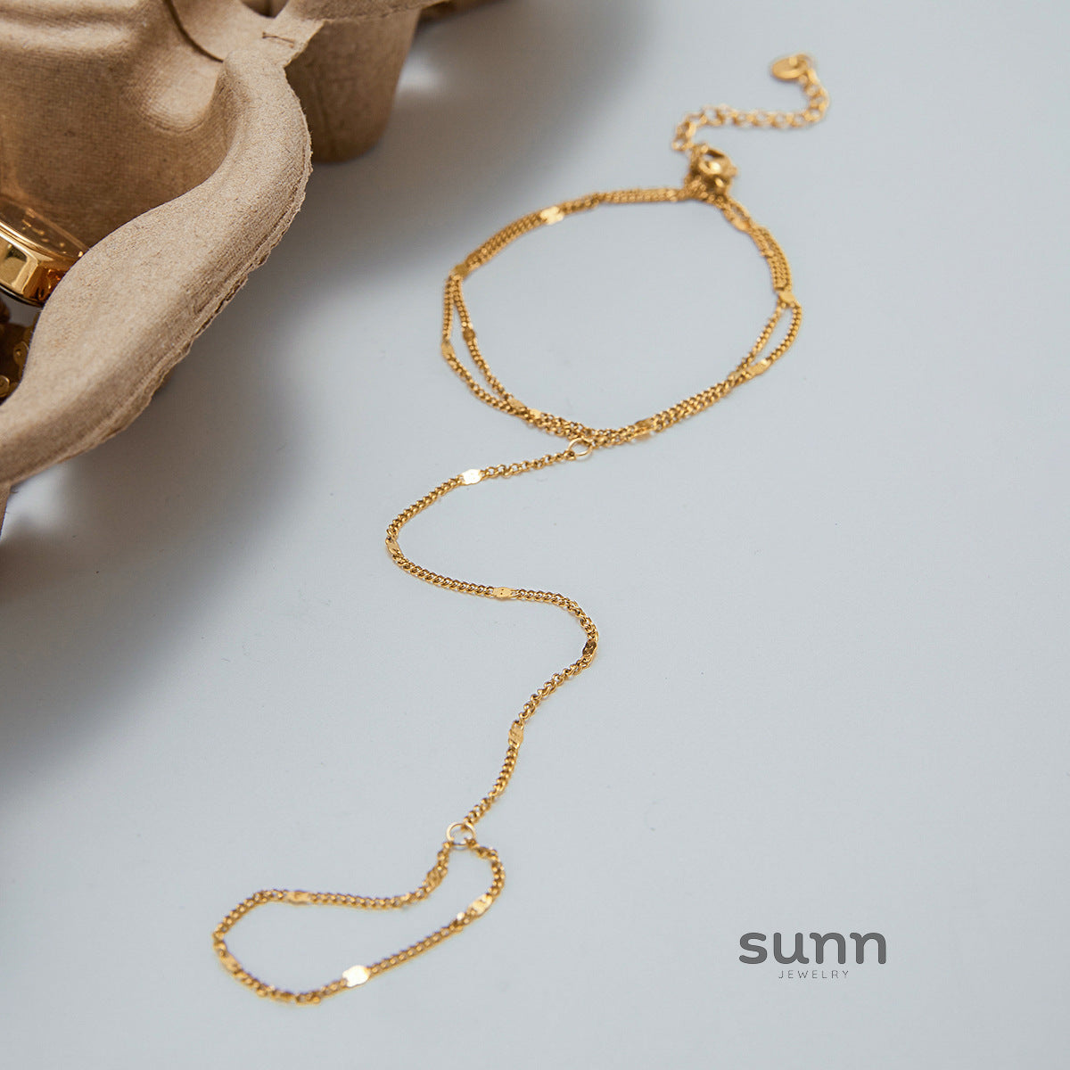 Asa Pearl Hand Chain Bracelet [4S7NHKPF]