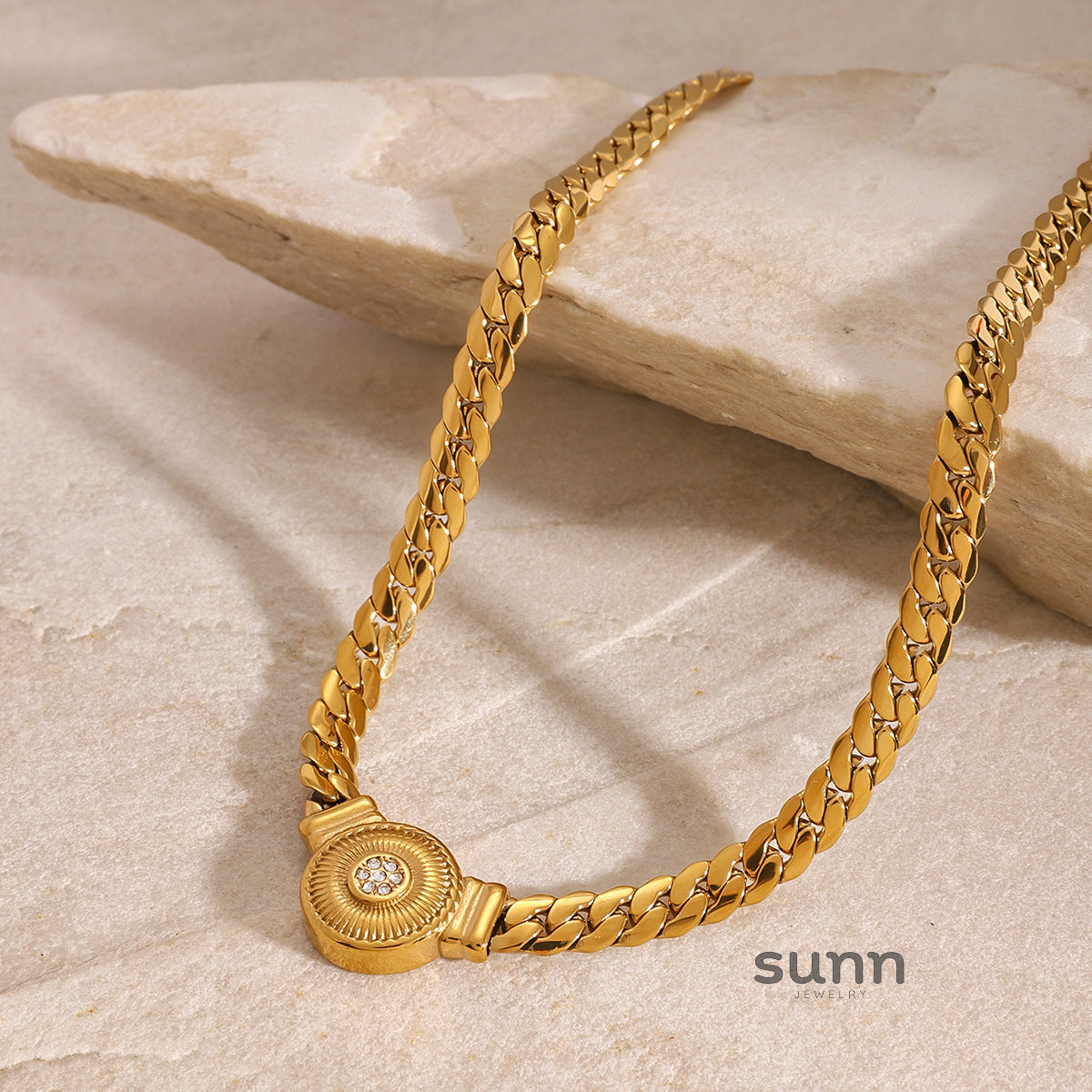 Asha Diamond Heart Clavicle Chain [Z87GDHB8]