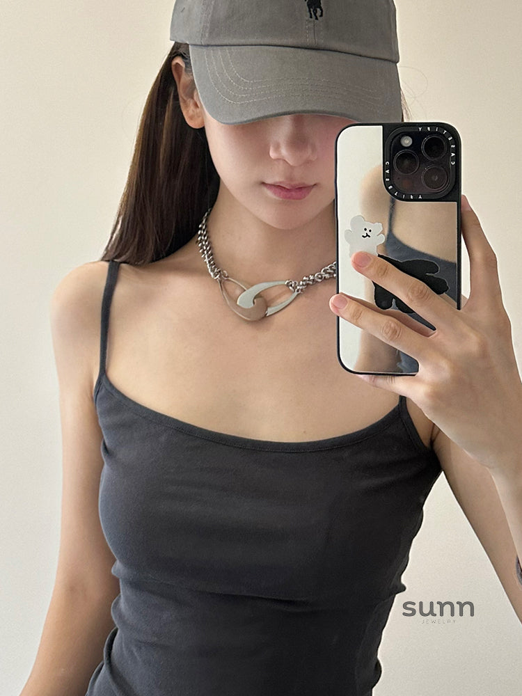 Ashely Geometric Layered Necklace [CPOD9F84]