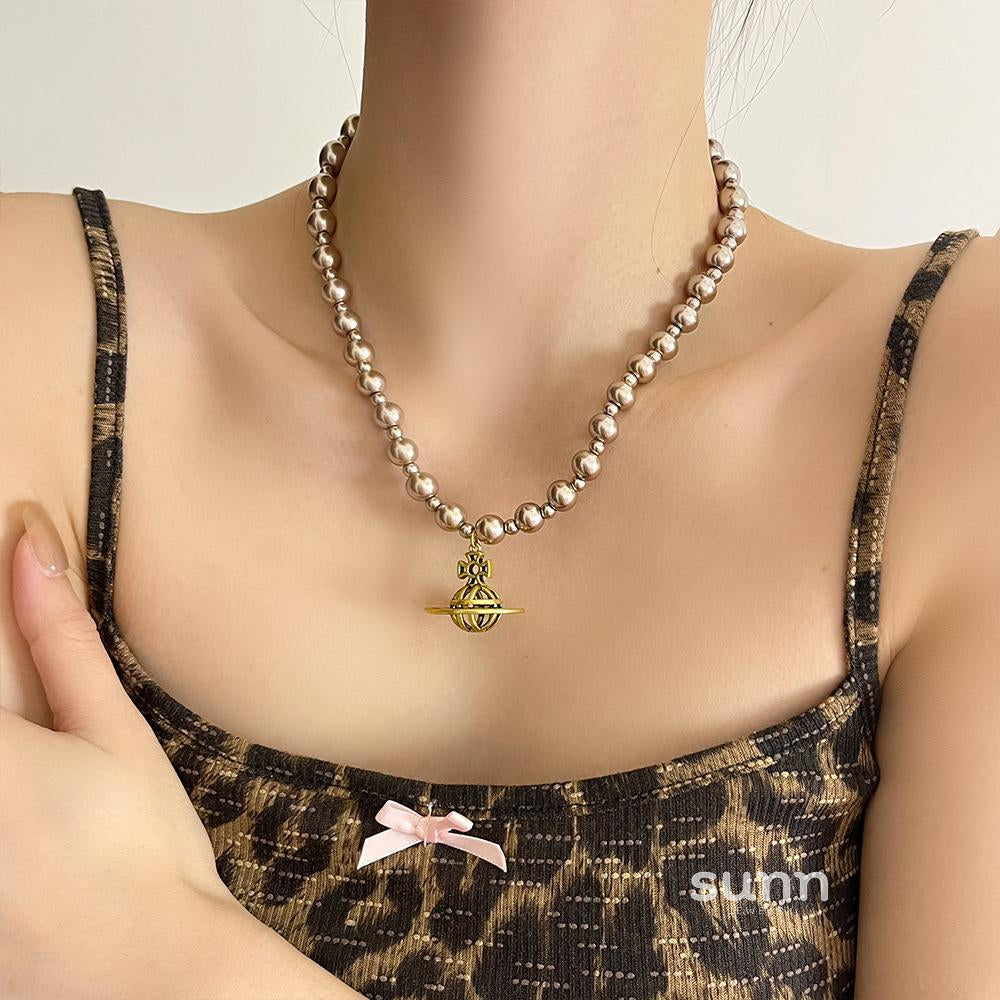 Ashly Celestial Pearl Necklace [7R3I8IUE]