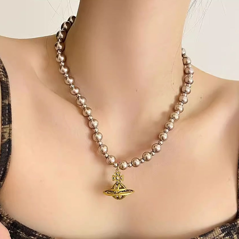 Ashly Celestial Pearl Necklace [W28LTN2H]
