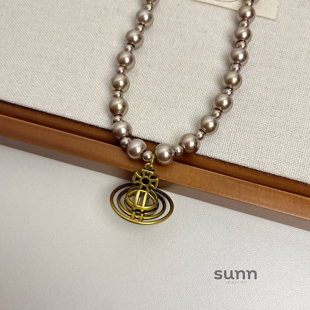 Ashly Celestial Pearl Necklace [HMXO7EY3]